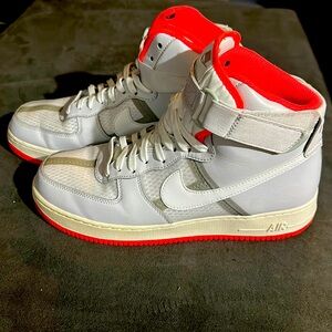 Nike Air Force 1 High '07 LV8 White Vast Grey Mens Shoes sz 10.5